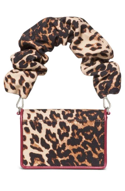 Kate Spade New York Natasha Downtown Leopard Fabric Top Handle Bag In Animal Print