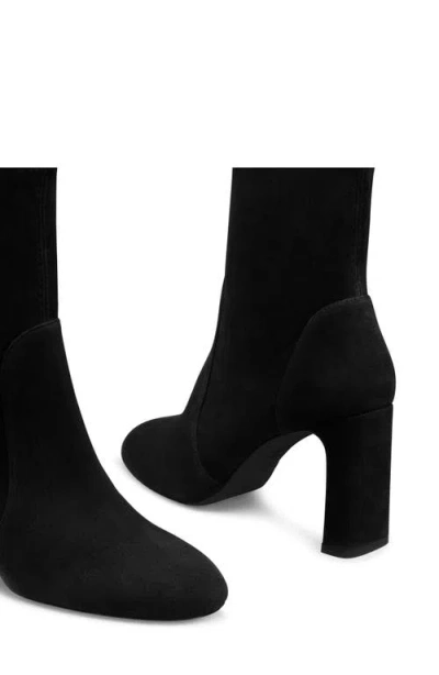 Stuart Weitzman Yulianna Suede Boot In Black