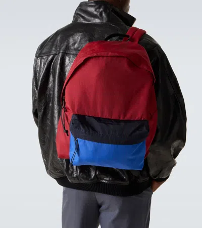 Auralee Woven Backpack In Multi