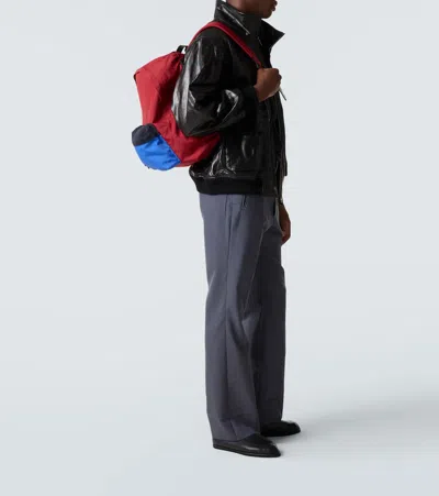 Auralee Woven Backpack In Multi