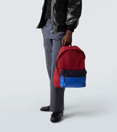 Auralee Woven Backpack In Multi