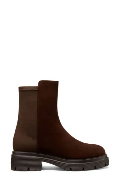 Stuart Weitzman 5050 Hudson Lite Bootie In Brown