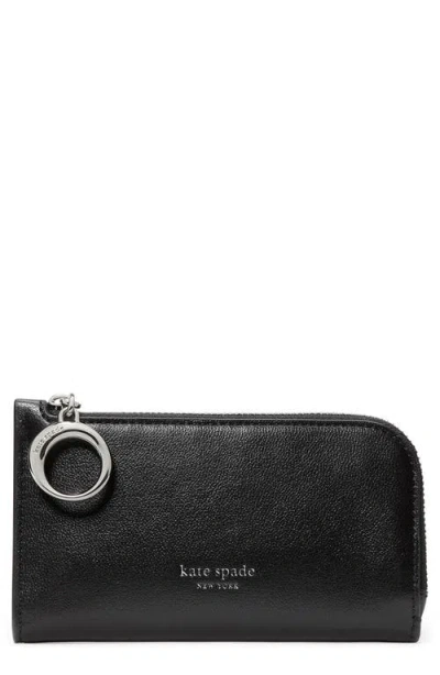Kate Spade Halo Small Bifold Wallet In Black