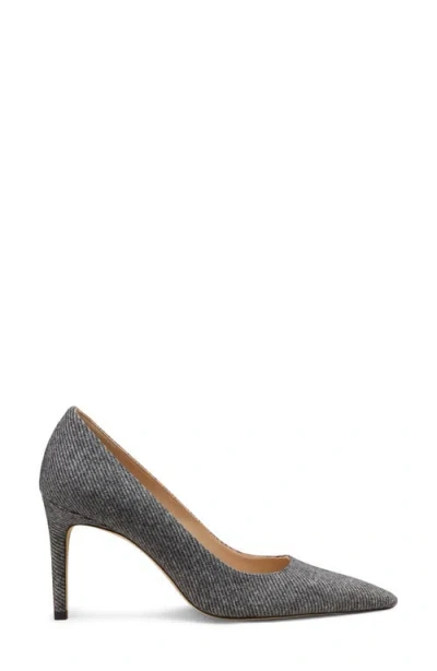 Stuart Weitzman Stuart Power 85 Pointed Toe Pump In Gray
