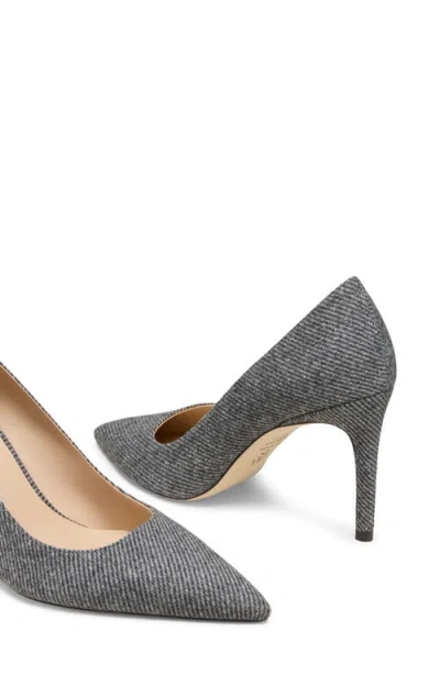 Stuart Weitzman Stuart Power 85 Pointed Toe Pump In Gray