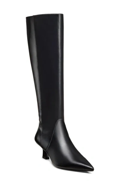 Stuart Weitzman Vinnie Zip Boot 50 In Black