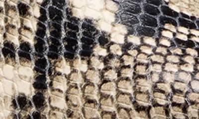 Stuart Weitzman Vinnie Snake-printed Leather Booties In Gray