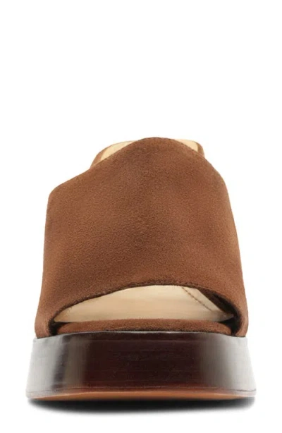 Schutz Rowan Platform Sandal In Brown