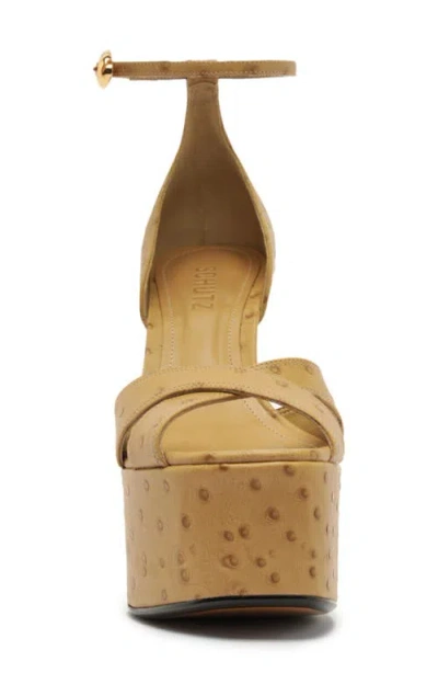 Schutz Jolene Platform Ankle Strap Sandal In Multi