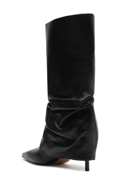Schutz Mikki Up Cloak Boots Preto In Black