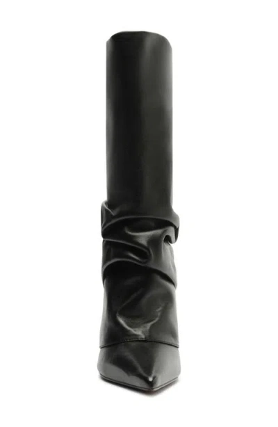 Schutz Mikki Up Cloak Boots Preto In Black