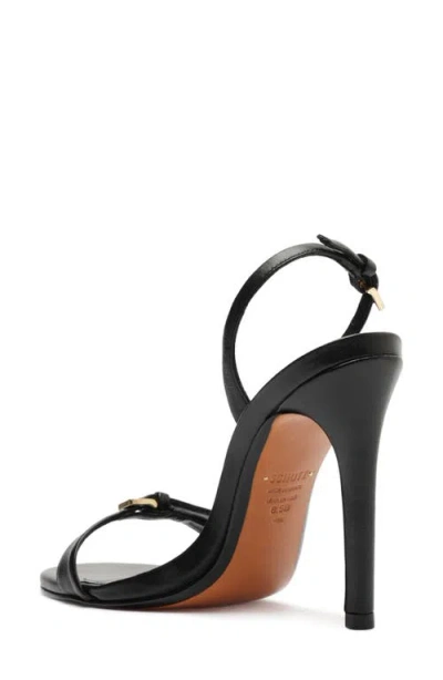 Schutz Aurora Slingback Sandal In Black