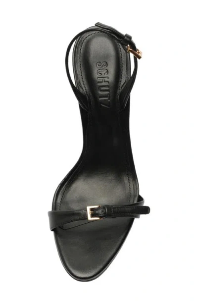 Schutz Aurora Slingback Sandal In Black