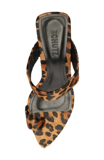 Schutz Women's Melina Slip On Dress Sandals In Animal Print