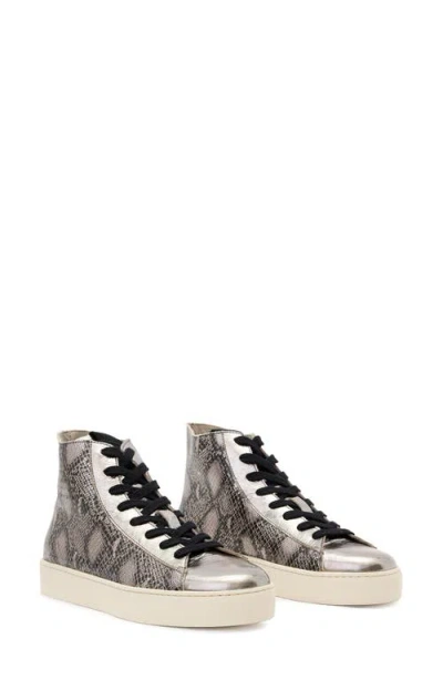 Allsaints Tana Metallic High Top Sneaker In Multi