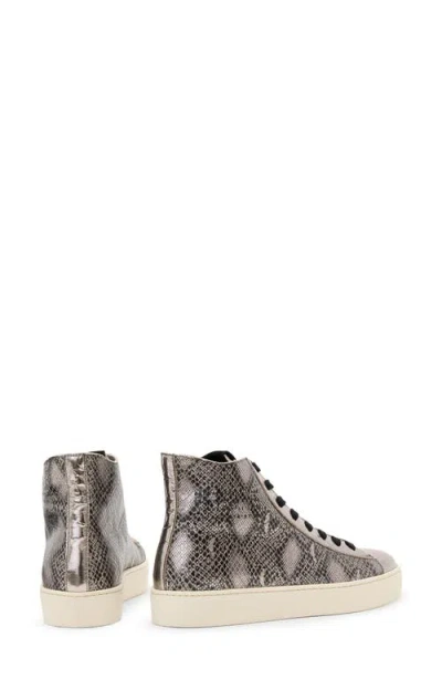 Allsaints Tana Metallic High Top Sneaker In Multi