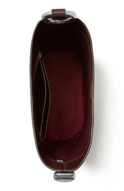 Kate Spade New York Halo Large Leather Shoulder Bag In Brown