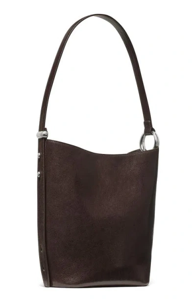 Kate Spade New York Halo Large Leather Shoulder Bag In Brown