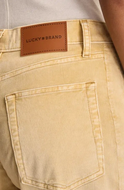 Lucky Brand Women's Mid-rise Barrel-leg Jeans In Yellow