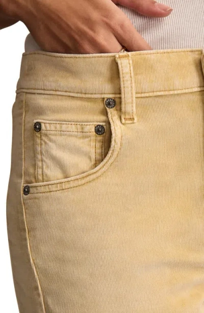 Lucky Brand Women's Mid-rise Barrel-leg Jeans In Yellow