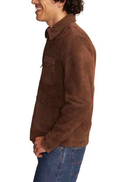 Lucky Brand Men's Full-zip Long Sleeves Ranch Jacket In Brown