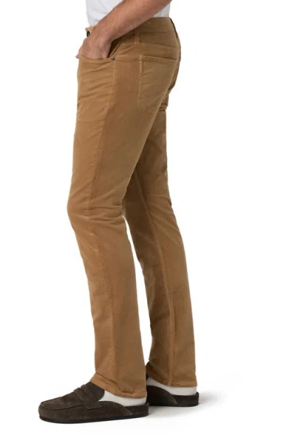 Paige Federal Transcend Slim Straight Leg Jeans In Brown