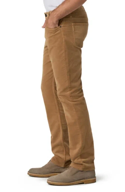 Paige Federal Transcend Slim Straight Leg Jeans In Brown