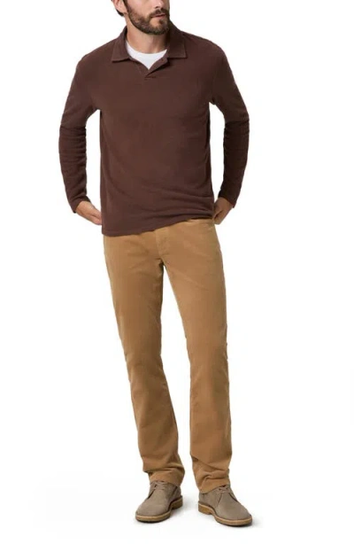 Paige Federal Transcend Slim Straight Leg Jeans In Brown