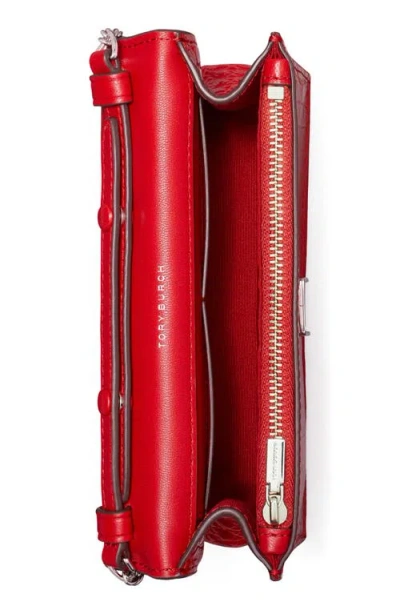 Tory Burch Kira Mini Croc-embossed Leather Top-handle Bag