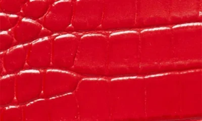 Tory Burch Kira Mini Croc-embossed Leather Top-handle Bag