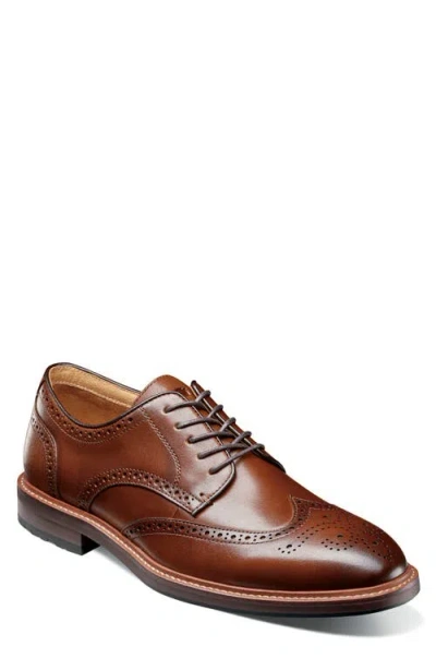 Florsheim Anthem Wingtip Blucher In Brown