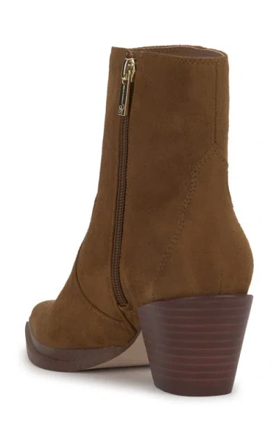Jessica Simpson Women's Helvona Western Ankle Booties In Brown