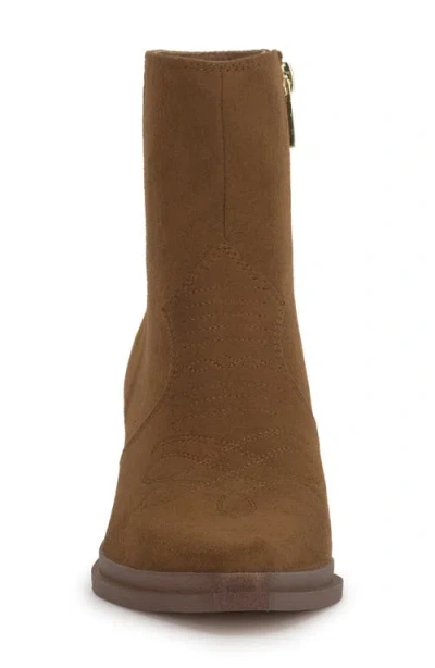 Jessica Simpson Women's Helvona Western Ankle Booties In Brown