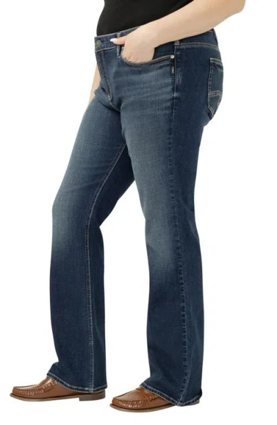 Silver Jeans Co. Elyse Bootcut Jeans In Blue