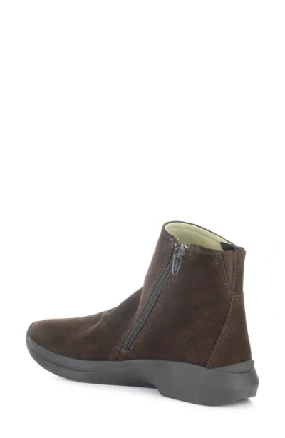 Fly London Platform Wedge Bootie In Brown