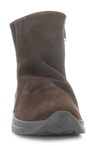 Fly London Platform Wedge Bootie In Brown
