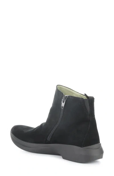 Fly London Platform Wedge Bootie In Black