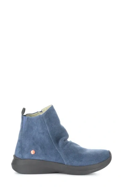 Fly London Platform Wedge Bootie In Blue