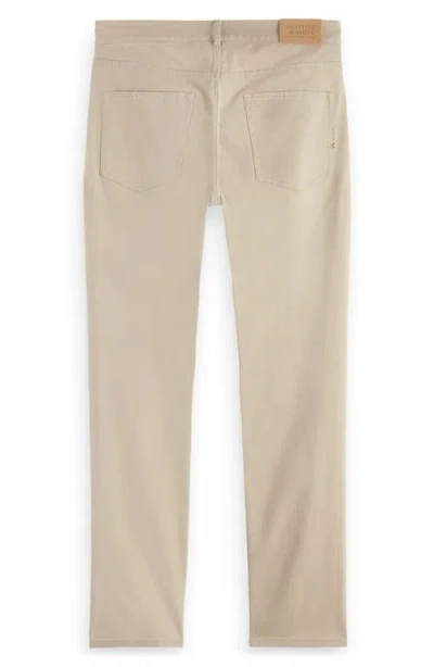 Scotch & Soda Ralston Slim Fit Twill Pants In Plaza Taupe In Neutral