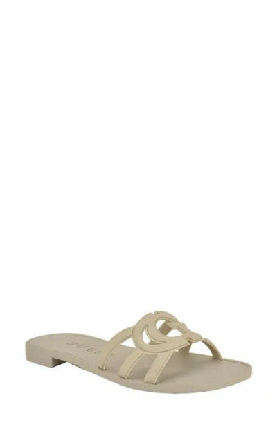 Guess Elyho Sandal In Neutral