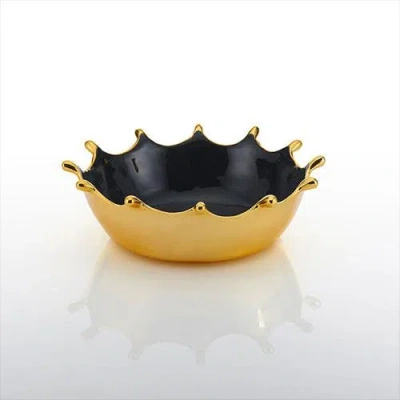 Lunares Splash Bowl In Gold