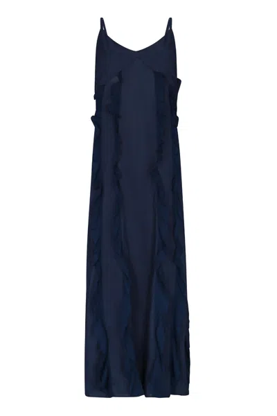 Nelblu Women's Blue / Brown Alas Dress Azul In Blue