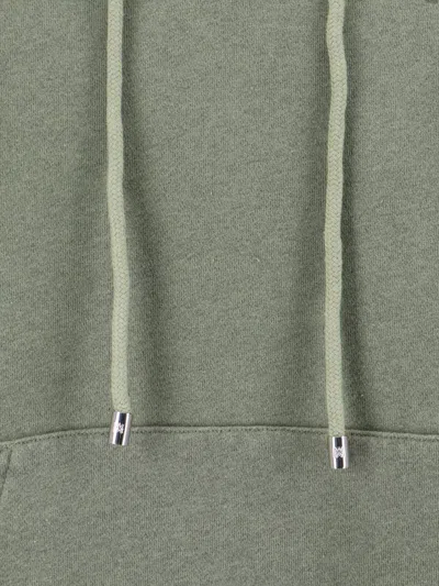 Amiri Cotton Sweatshirt Hooded Kangaroo Pocket In Green