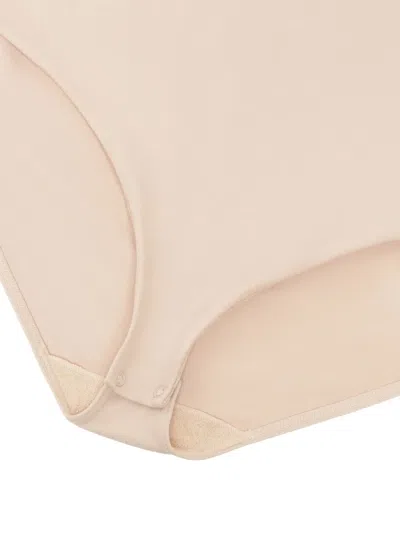 Wolford Mat De Luxe Forming Stretch-jersey Bodysuit In Neutral