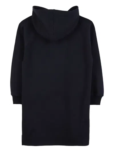 Chloé Cotton Sweatshirt Dress Chloe In Blue