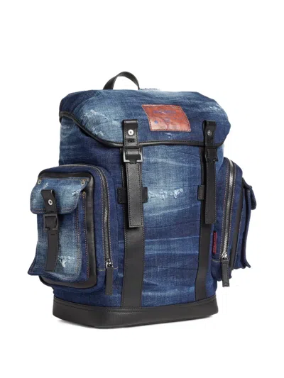 Dsquared2 Dsquared Denim Backpack In Blue
