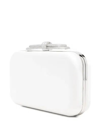 Mach&mach Crystal-embellished Clutch Bag In White