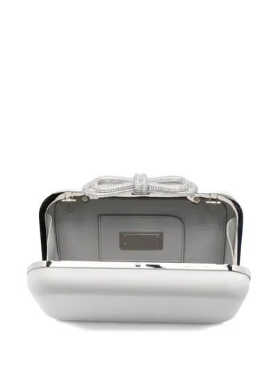 Mach&mach Crystal-embellished Clutch Bag In White