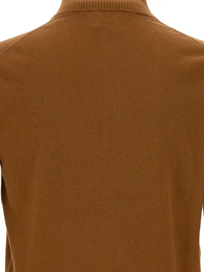 Sun 68 Half-zip Sweater In Brown
