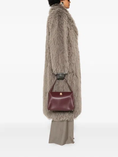 Themoirè Eudora Shoulder Bag In Red